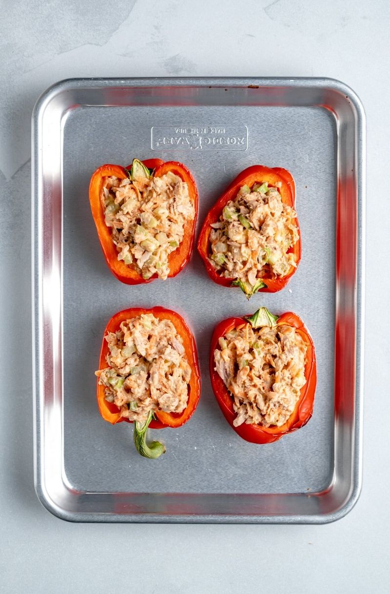 Tuna-Stuffed Mini Peppers