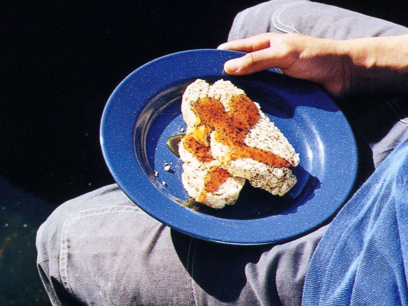 Damper Bread with Golden Syrup