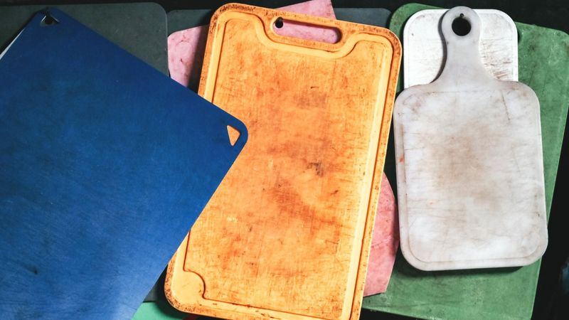 Cracked Plastic Cutting Boards