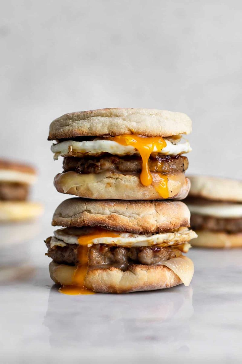 Breakfast Sandwiches from Fast Food