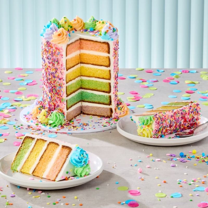 Pastel Rainbow Layer Cake