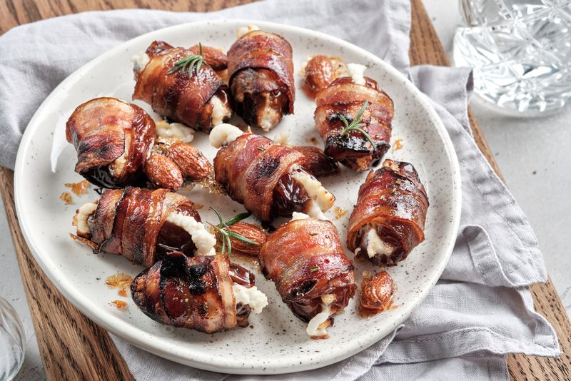 Bacon-Wrapped Dates