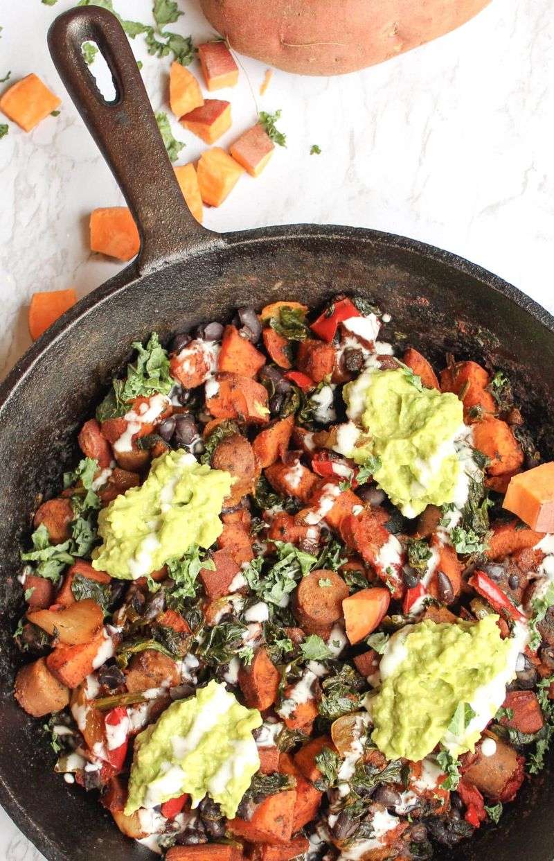 Lentil and Vegetable Breakfast Skillet