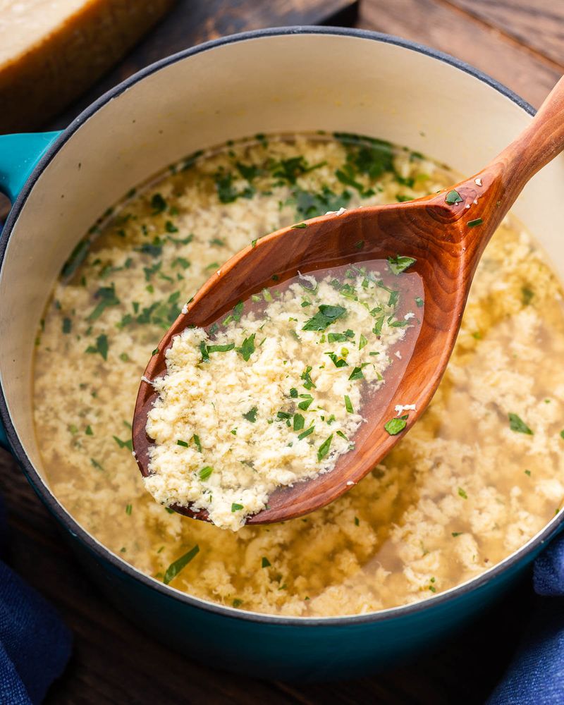 Stracciatella in Brodo