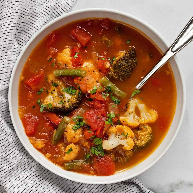 Hearty Frozen Vegetable Soup