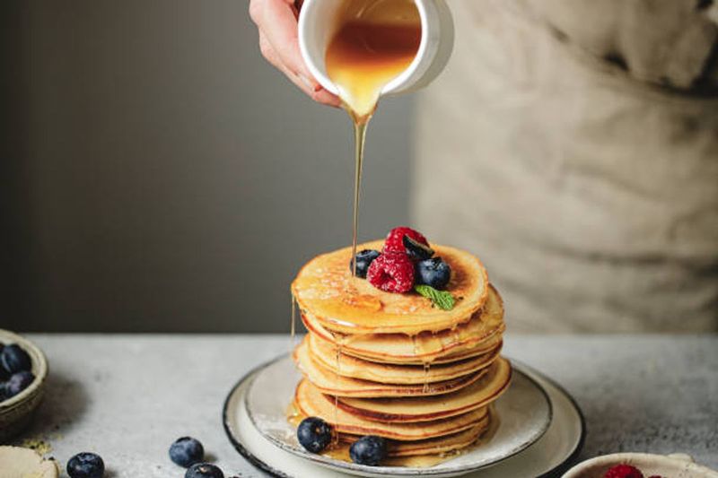 Pancakes with Syrup