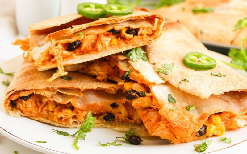 Pulled Chicken Quesadillas