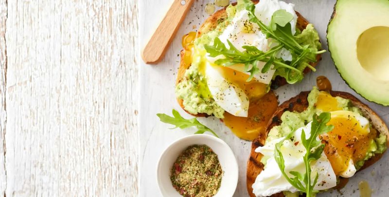 Smashed Avocado and Poached Egg Toast