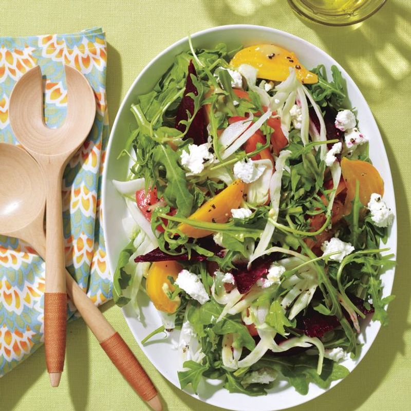Roasted Beet and Goat Cheese Salad