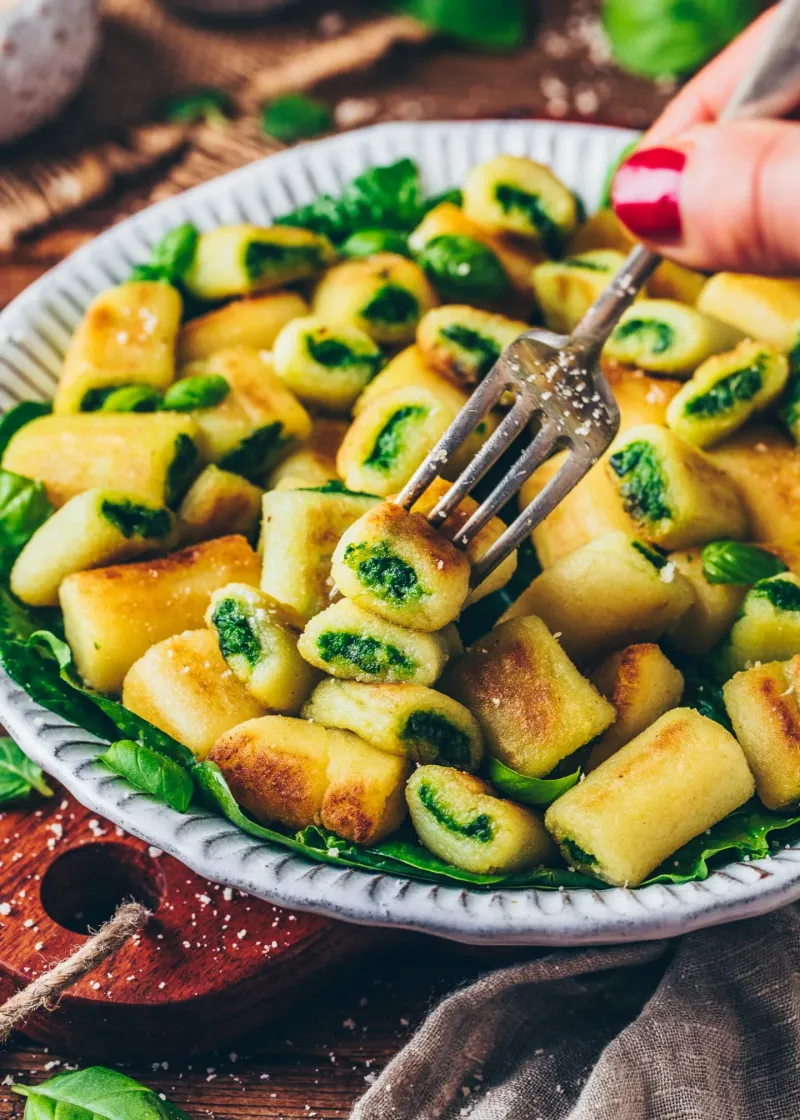 Stuffed Gnocchi with Ricotta and Spinach Filling