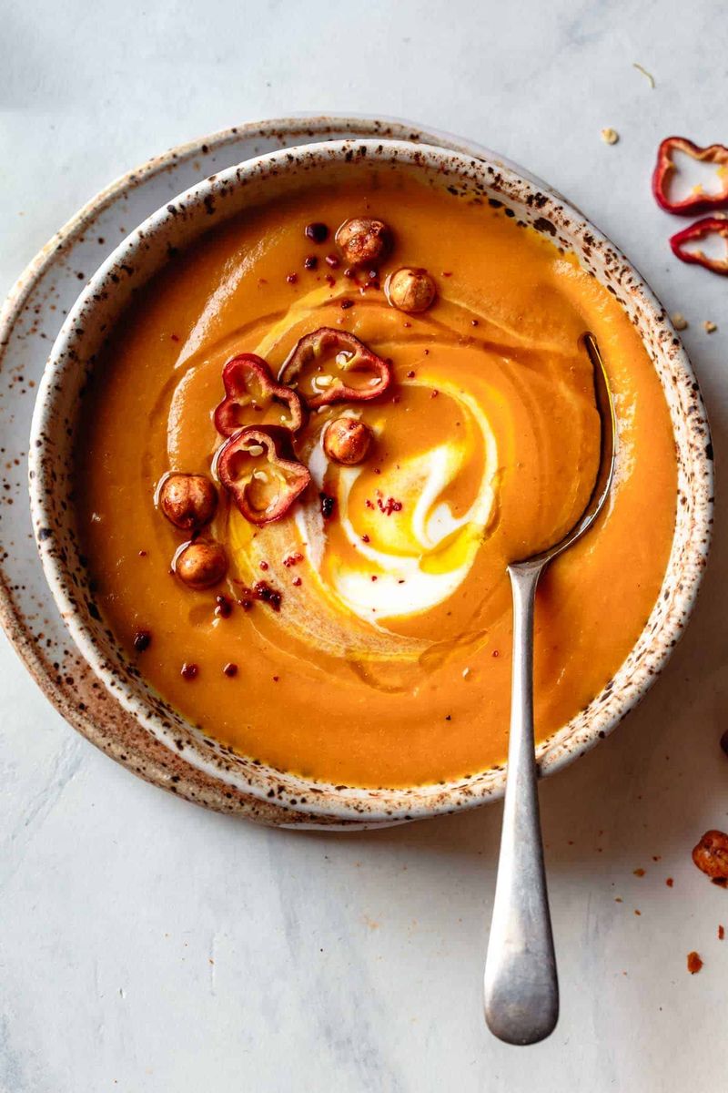 Ginger Carrot and Coconut Milk Soup