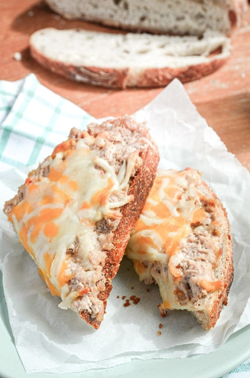 Tuna Melt on Sourdough