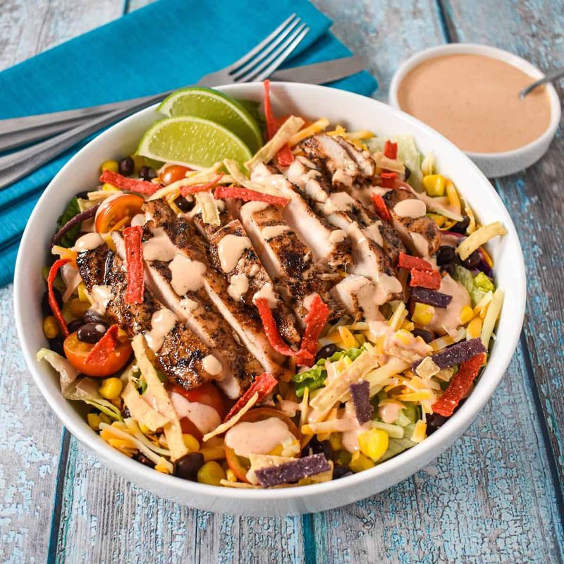 Southwest Chicken Salad with Chipotle Ranch