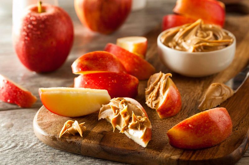 Apple Slices with Almond Butter