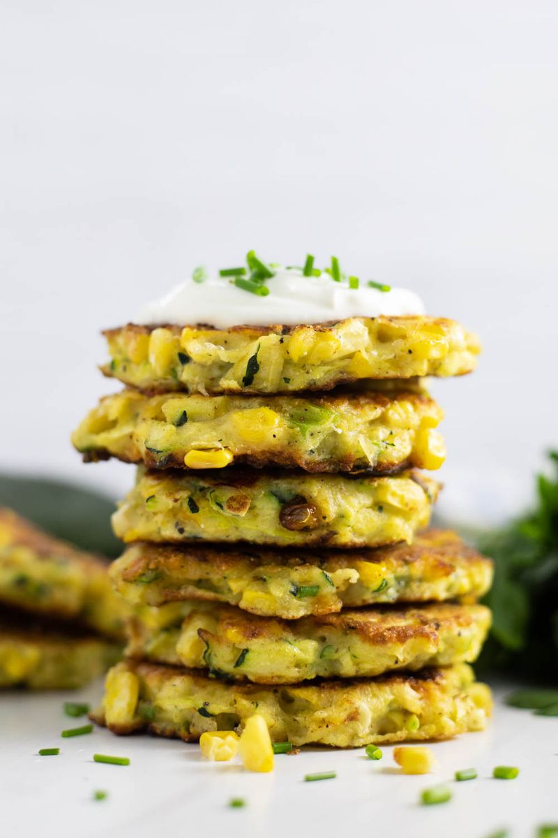Zucchini And Corn Fritters