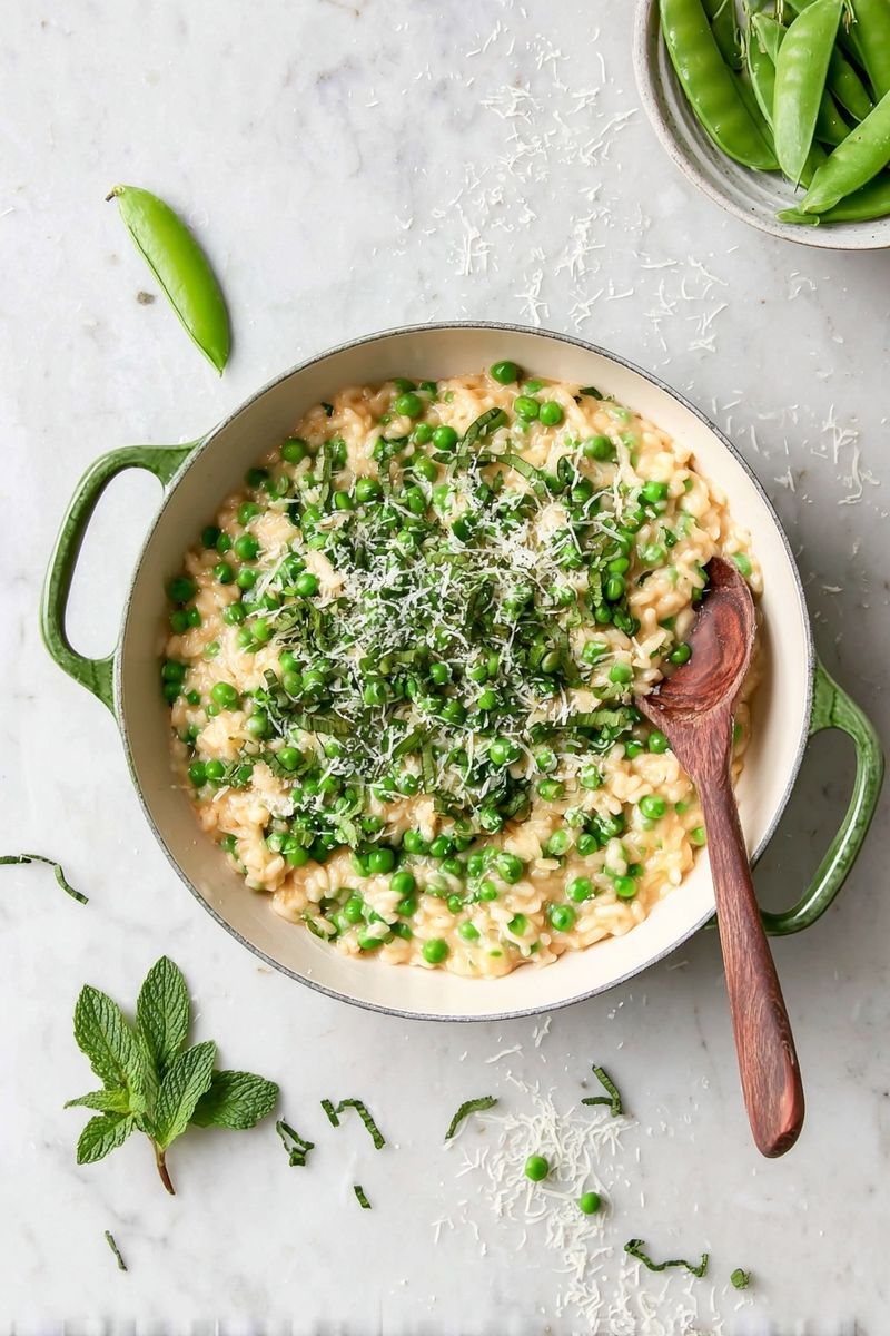 Pea and Mint Risotto