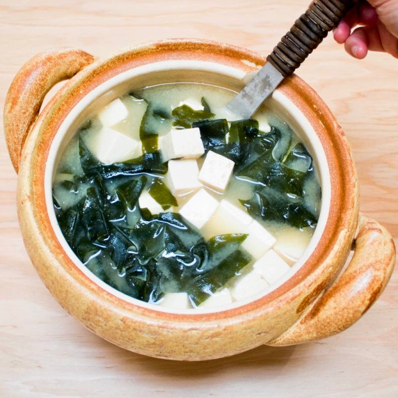 Miso Soup with Tofu and Wakame