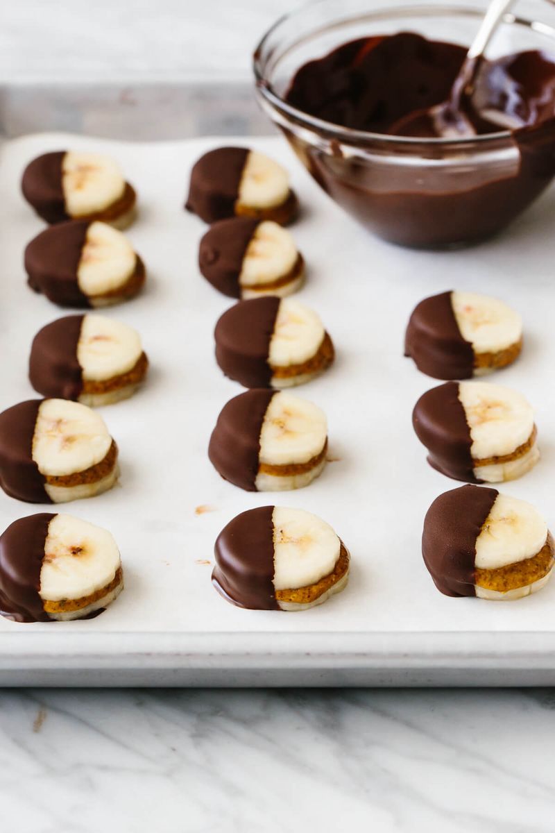 Banana and Almond Butter Bites