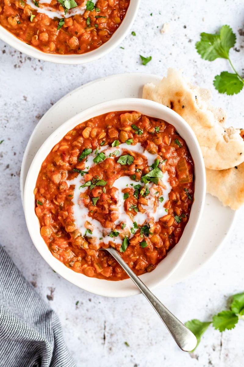 Spicy Lentil and Tomato Soup