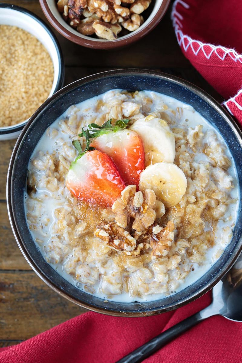 Microwave Oatmeal with Toppings
