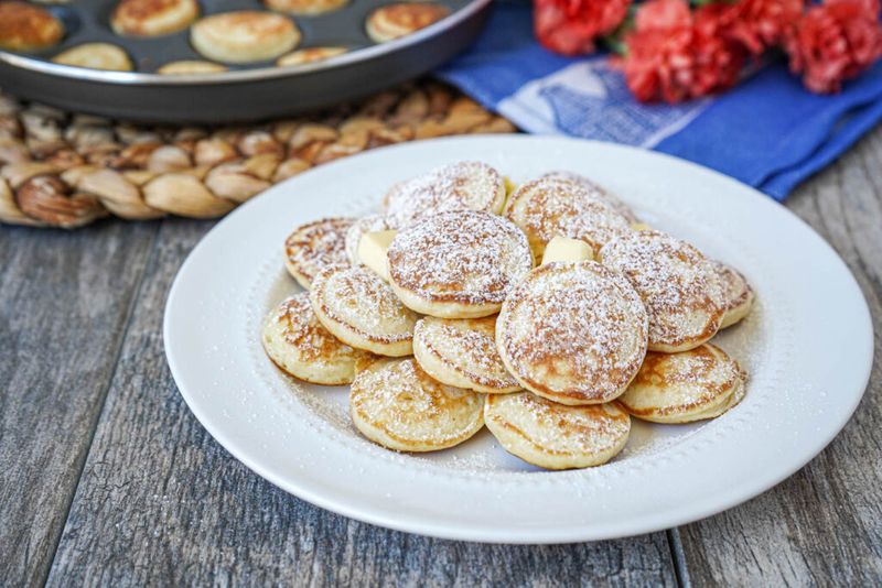 Netherlands: Poffertjes Mini Pancakes