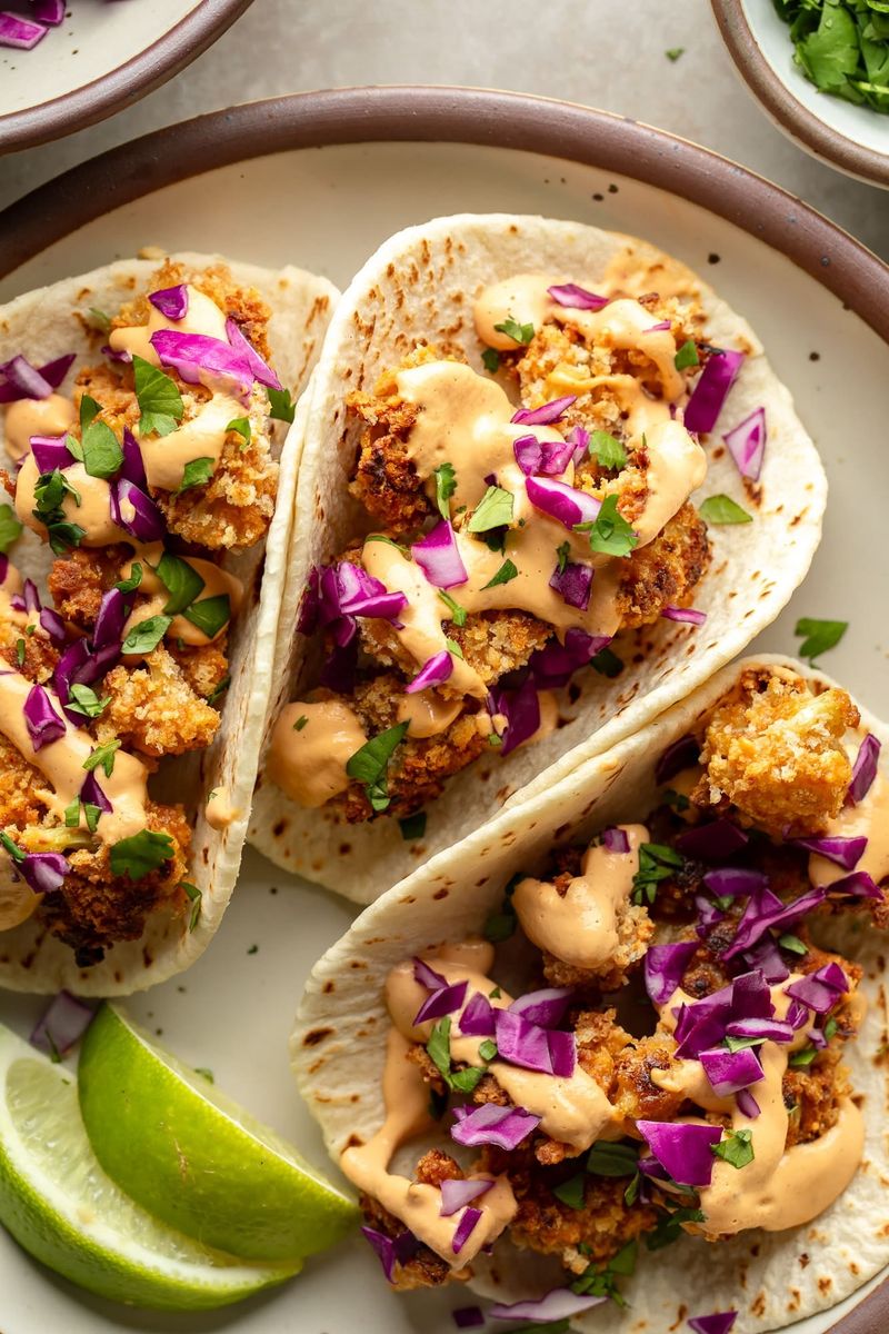 Crispy Cauliflower Tacos