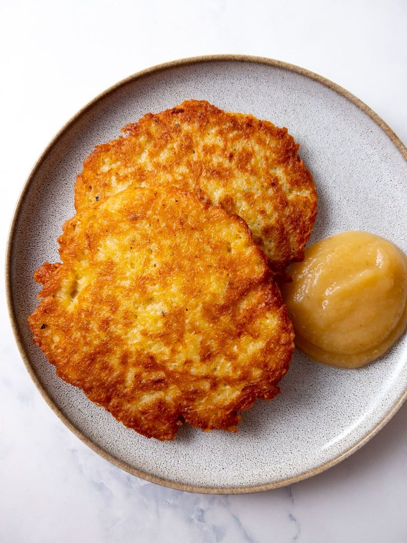 German Kartoffelpuffer (Potato Pancakes)