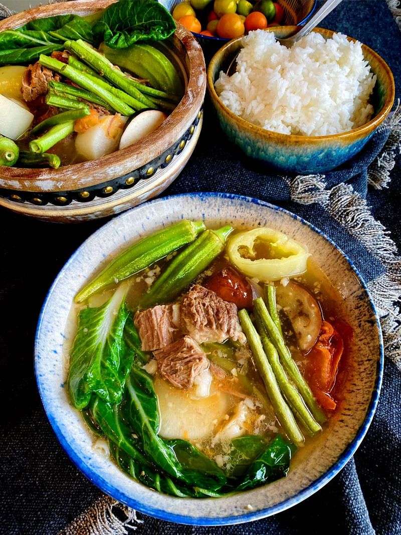 French Onion Soup and Filipino Sinigang