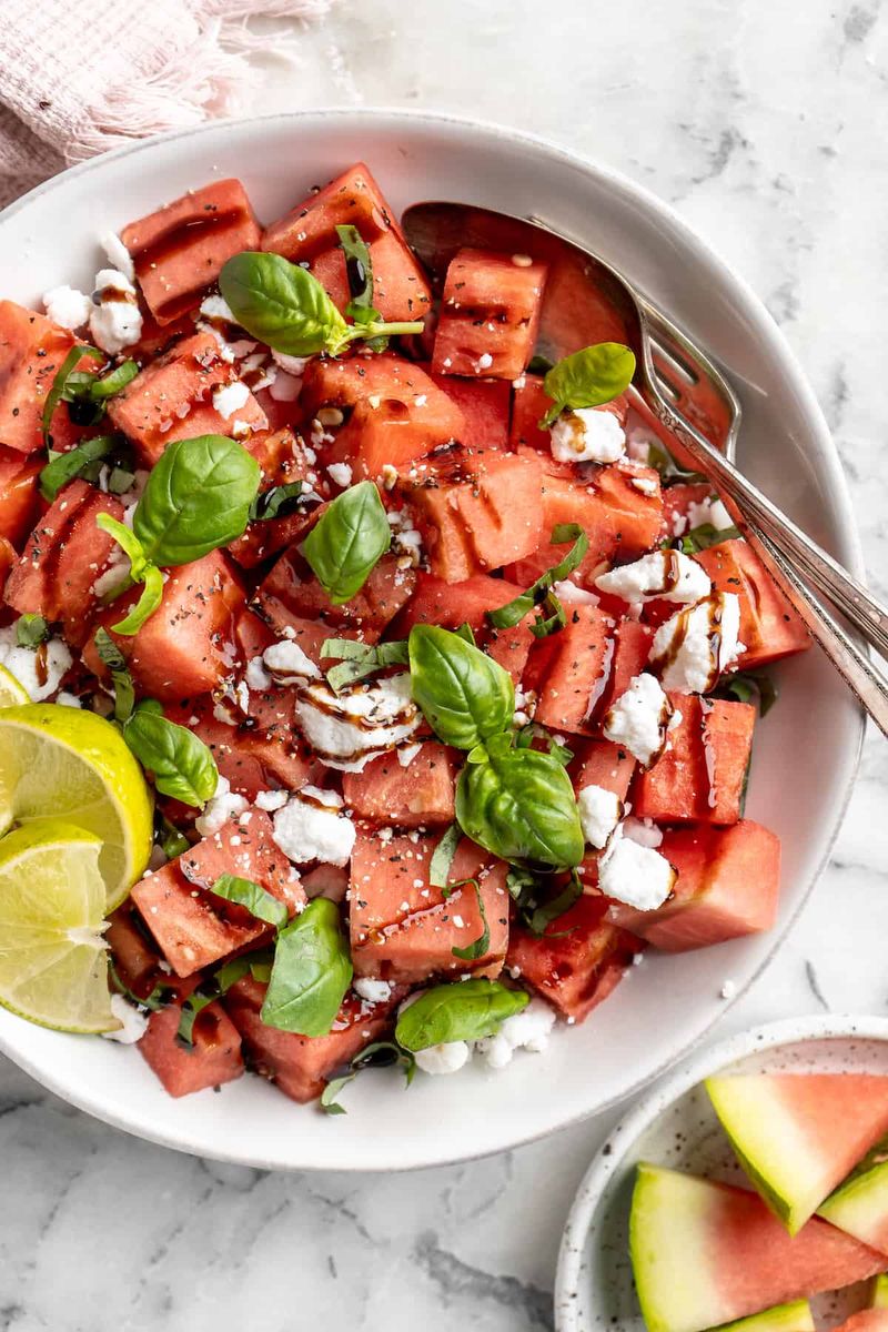 Watermelon Feta Mint Salad