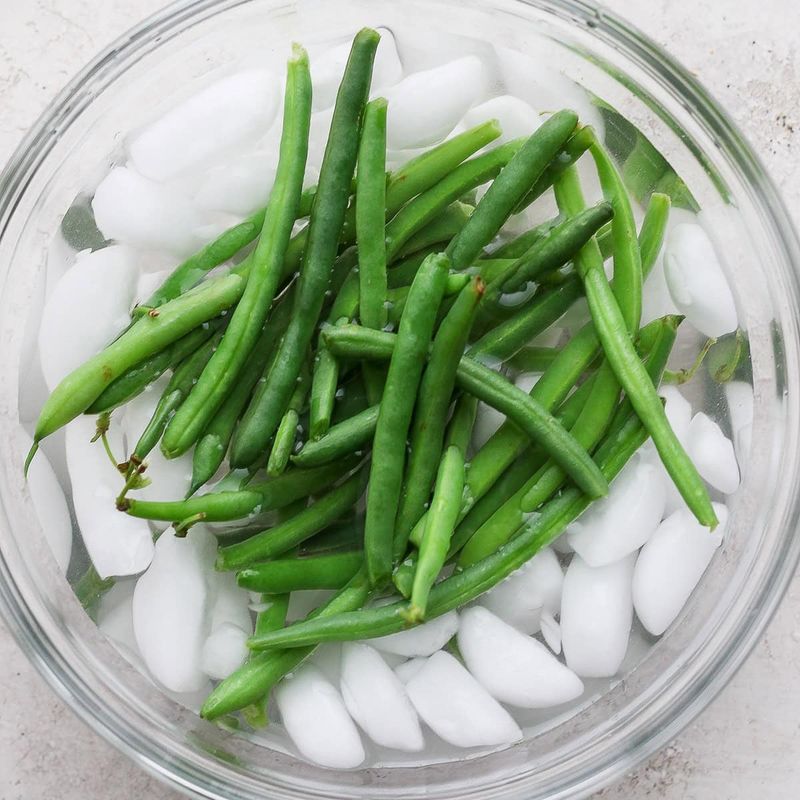 Blanch Vegetables to Lock In Color