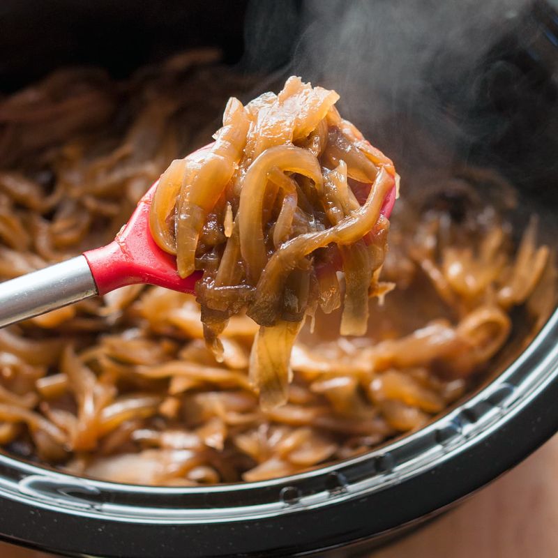 Simmering Onions Low and Slow