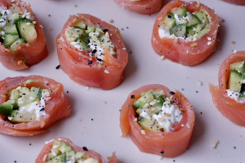Smoked Salmon Roll-Ups