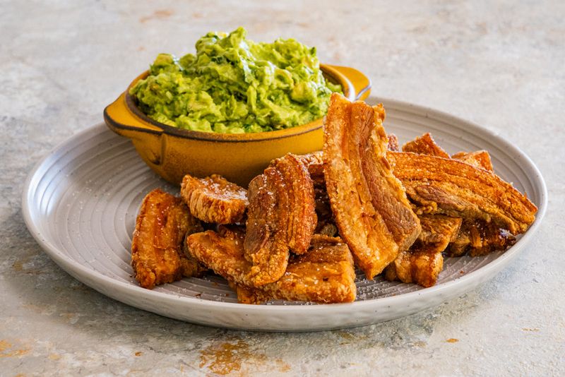 Guacamole with Pork Rinds