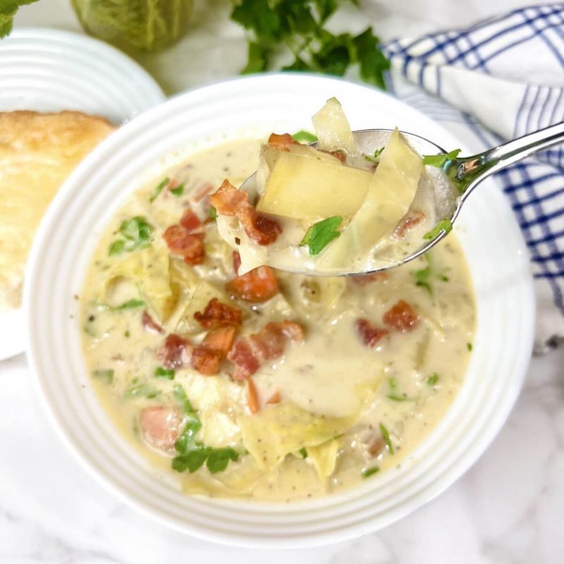 Creamy Cabbage and Potato Soup