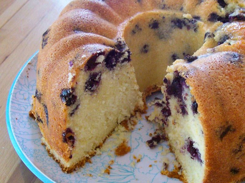 Blueberry Lemon Pound Cake