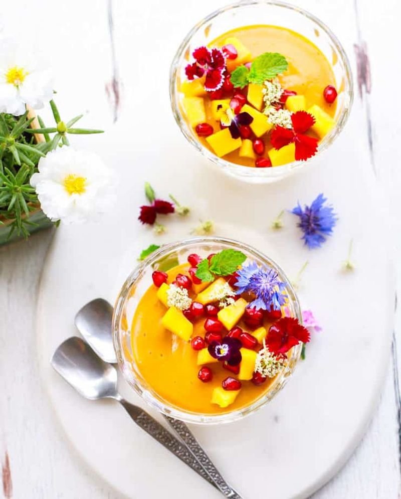 Mango Coconut Panna Cotta
