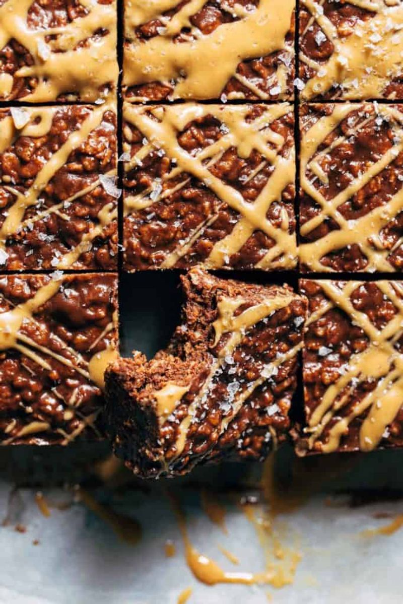 Chocolate Peanut Butter Dump Bars