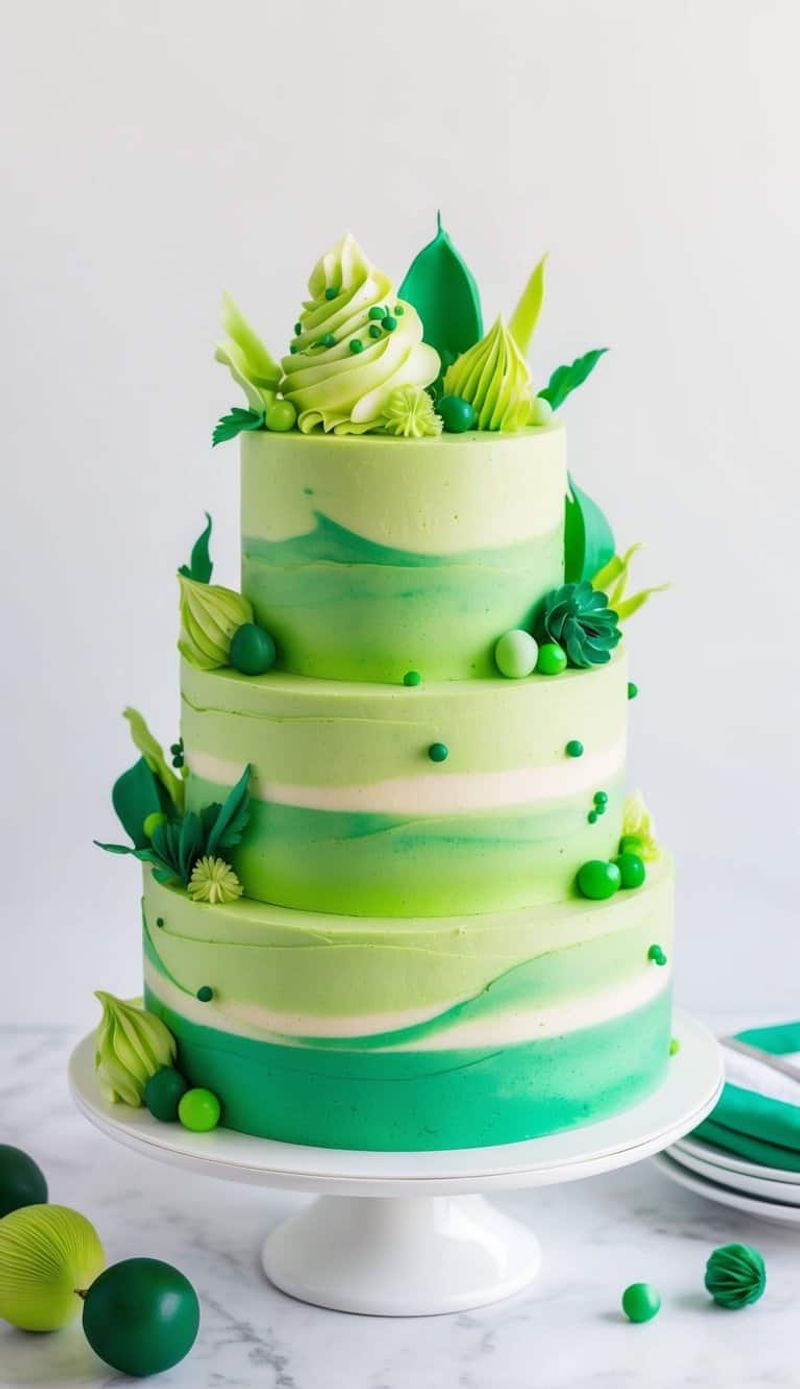 Garden Party Ombre Cake