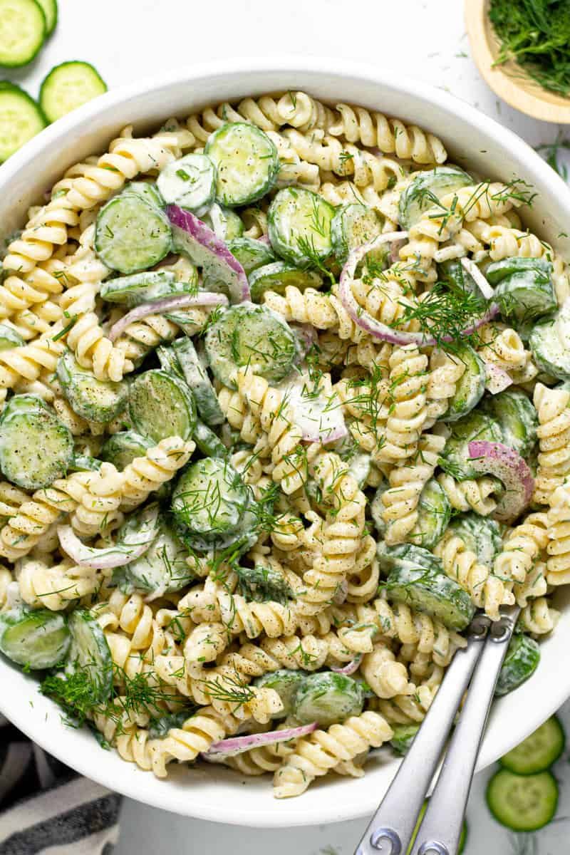 Cucumber Dill Pasta Salad