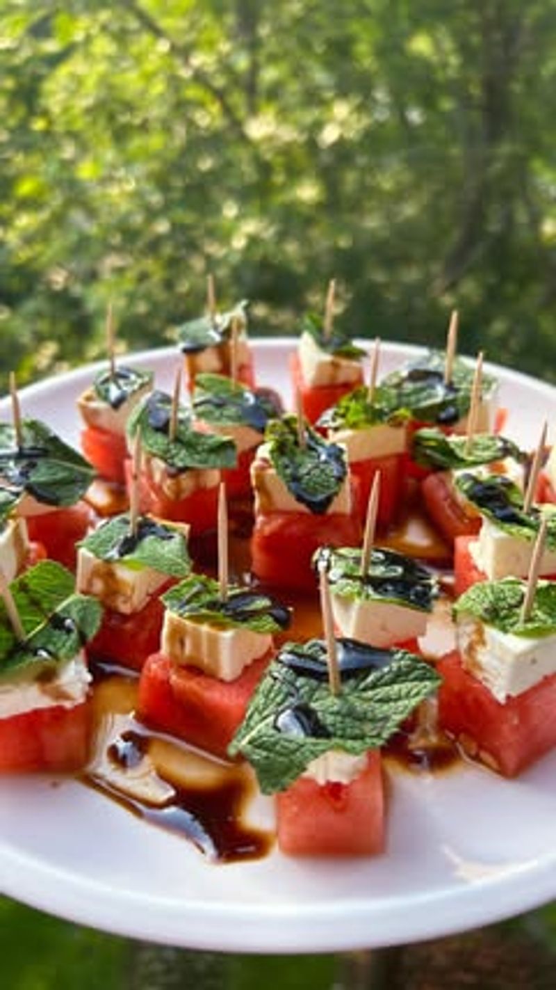 Watermelon and Feta Bites