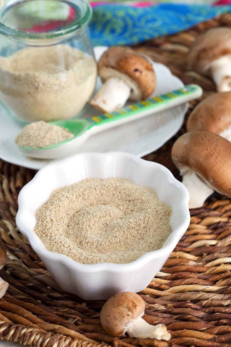 Dried Mushroom Powder