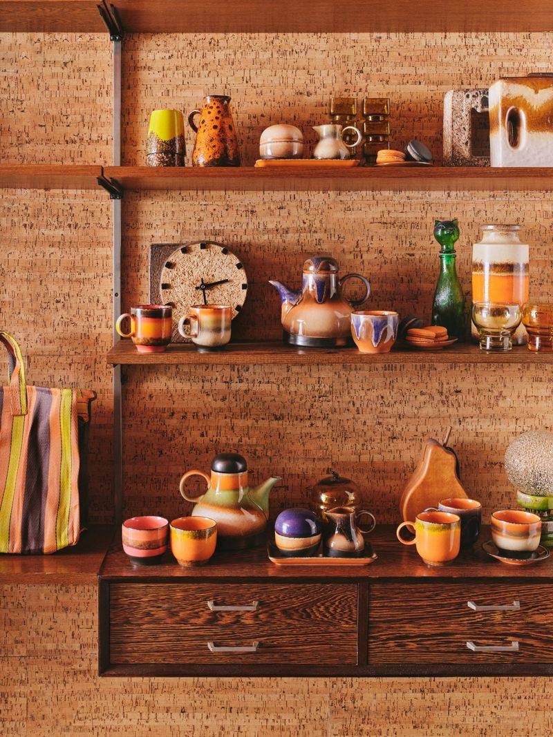 Open Shelving With Ceramic Canisters