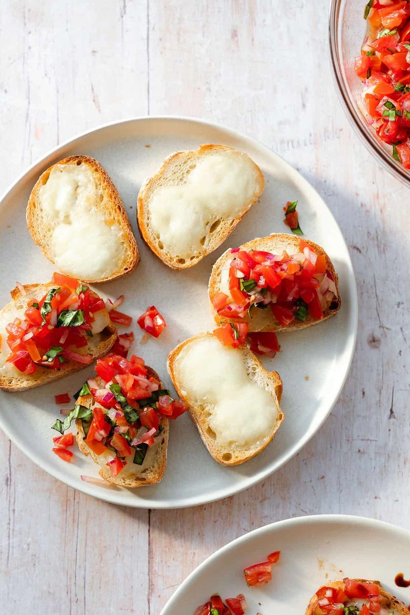 Cheesy Bruschetta