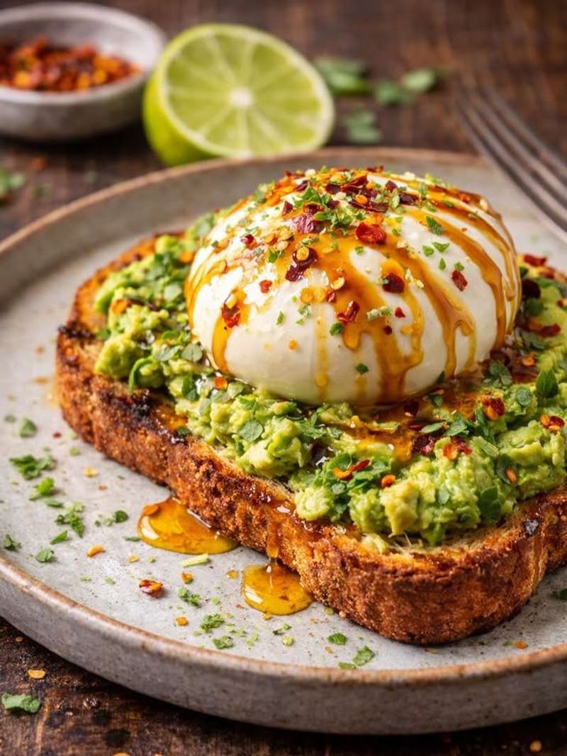 Avocado Toast with Burrata and Prosciutto