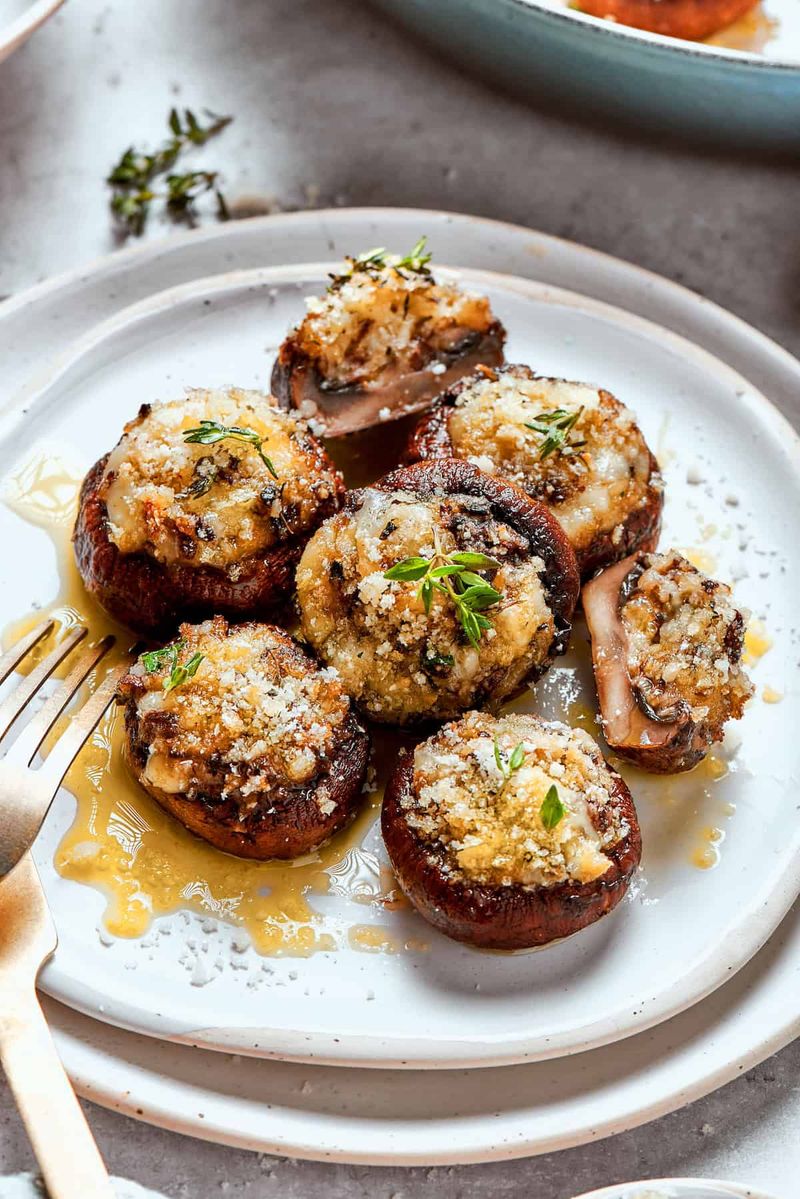 Cheese-Stuffed Mushrooms