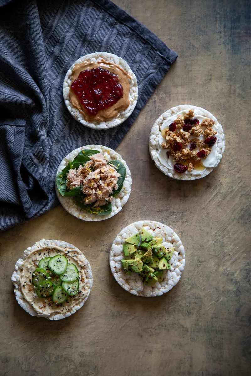Mini Rice Cake Stacks