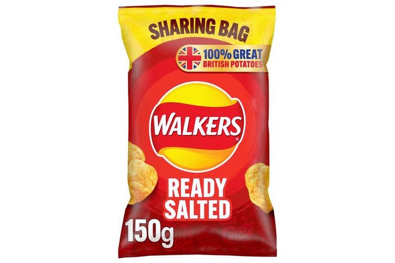 Walkers Ready Salted Crisps (Sharing Bag)