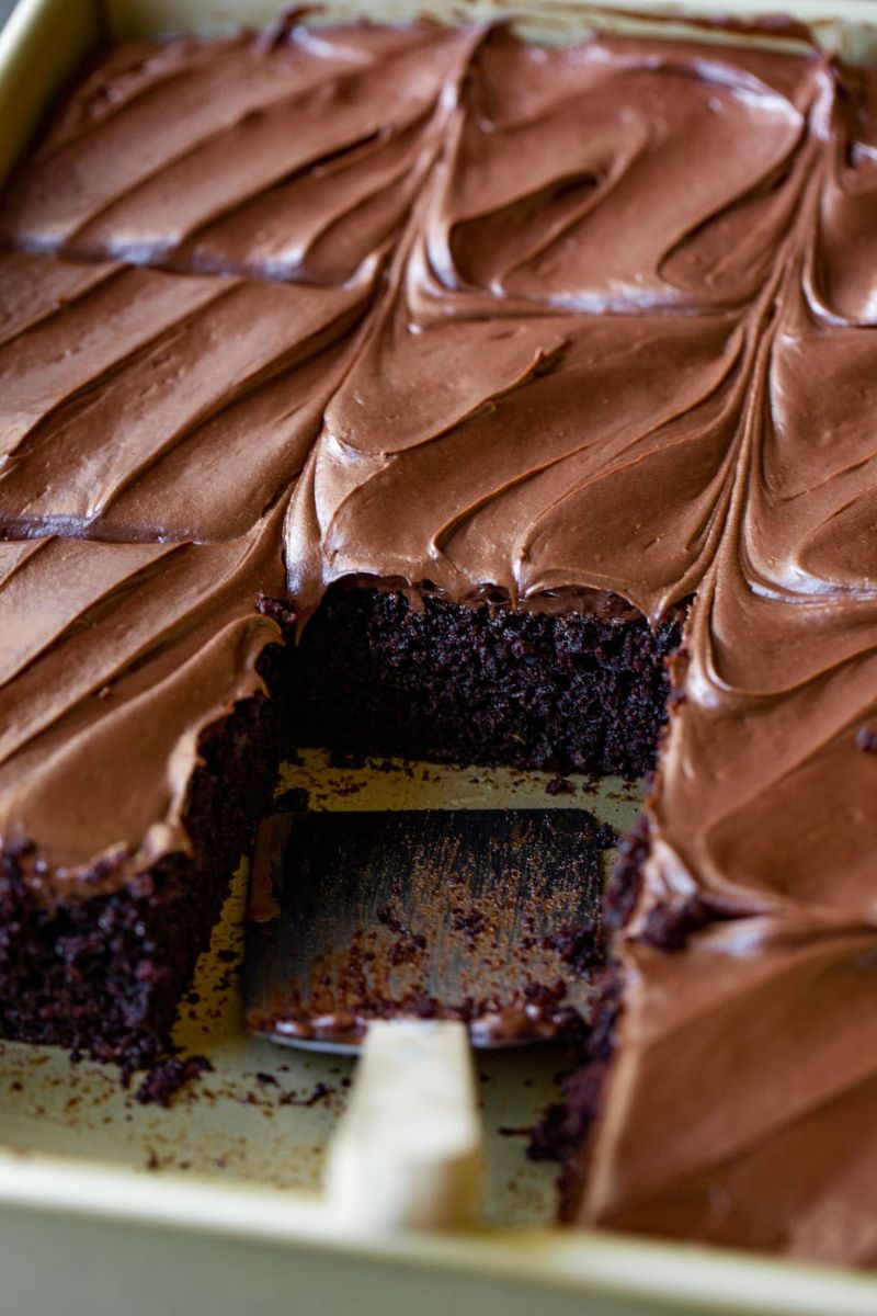 Chocolate Zucchini Sheet Cake