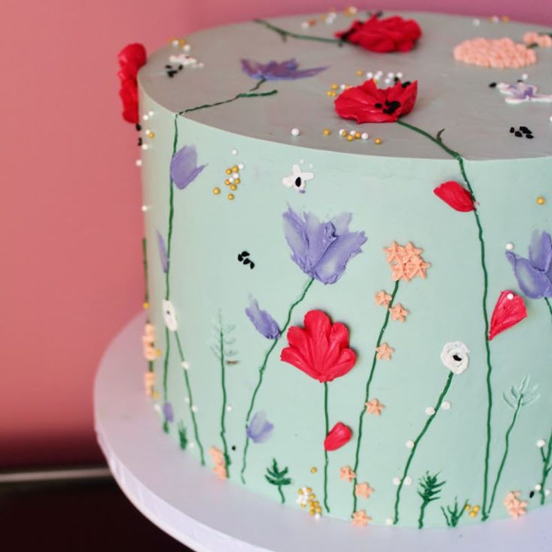 Wildflower Meadow Cake