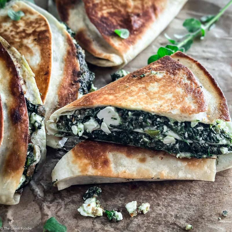 Layered Into a Spanakopita-Style Wrap